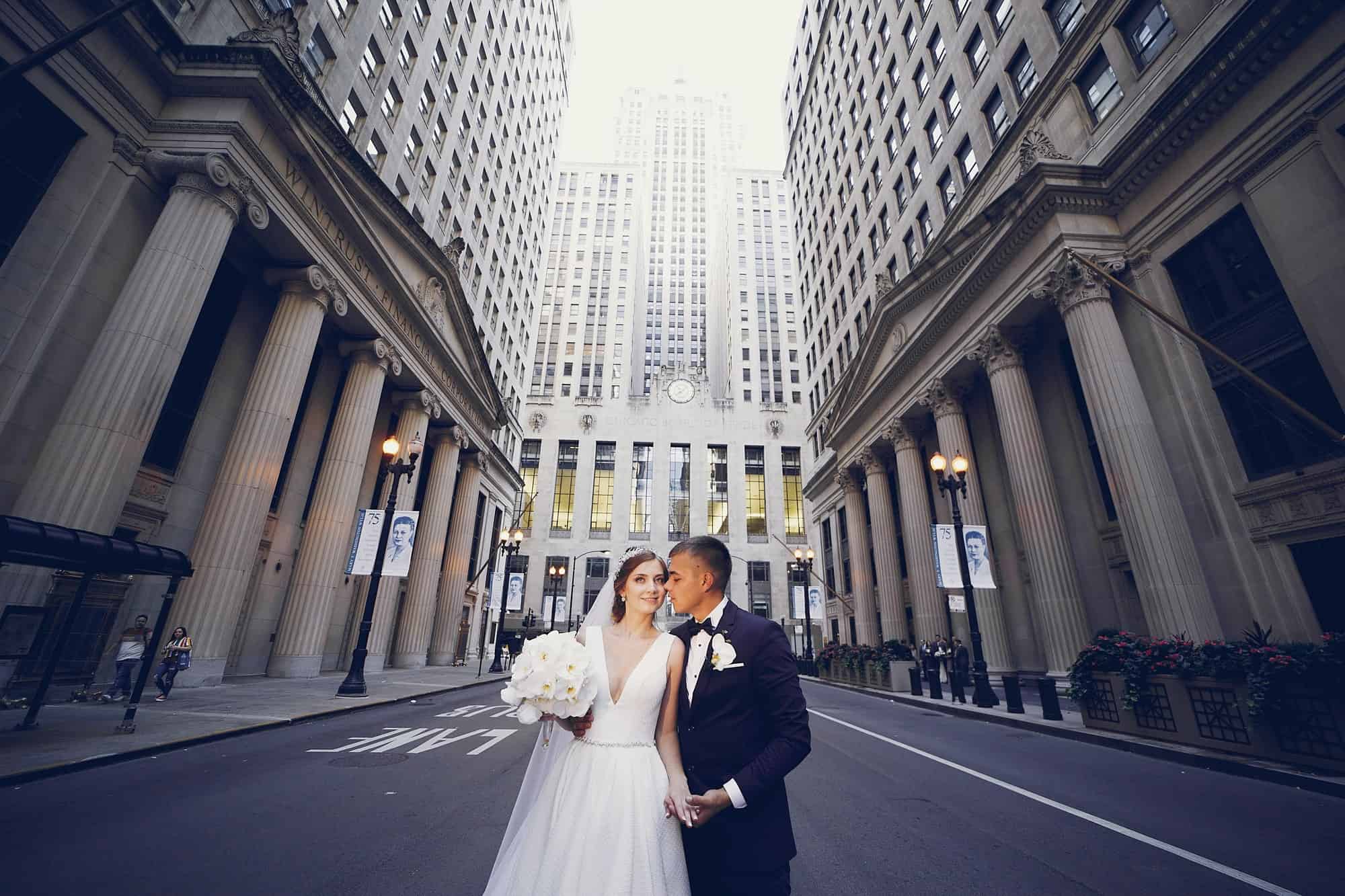 Beautiful wedding couple